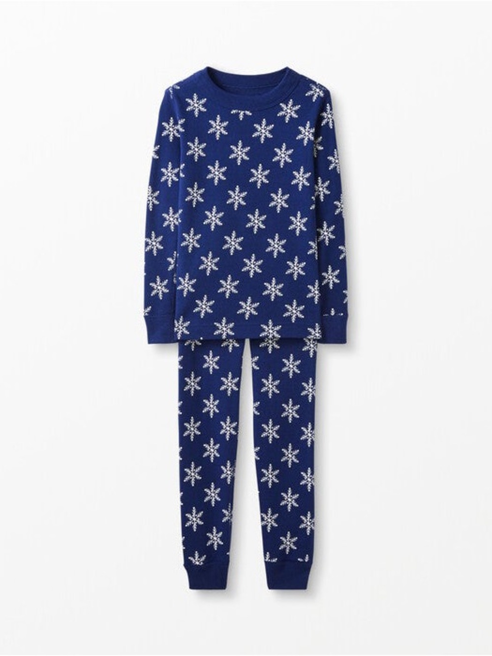 Hanna Andersson Blue Snowflake Pajama Set